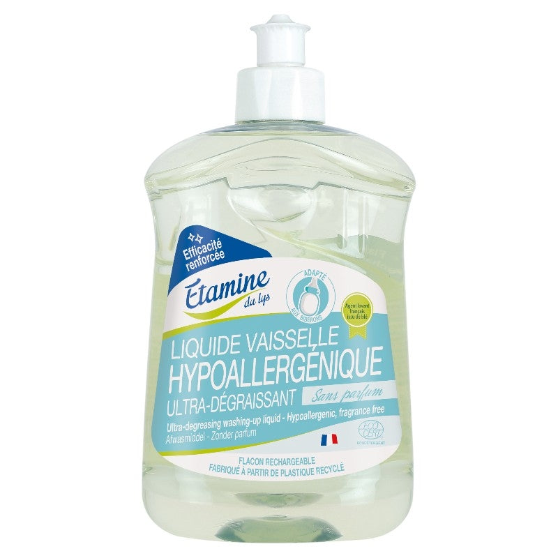 Etamine du Lys - Ultra-entfettendes, hypoallergenes Geschirrspülmittel 500ml