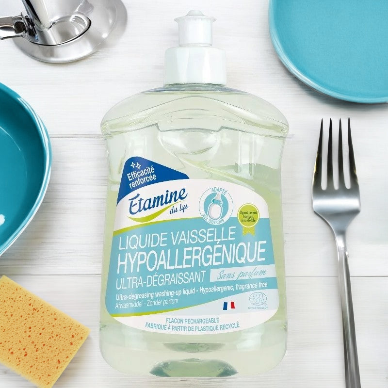 Etamine du Lys - Ultra-entfettendes, hypoallergenes Geschirrspülmittel 500ml