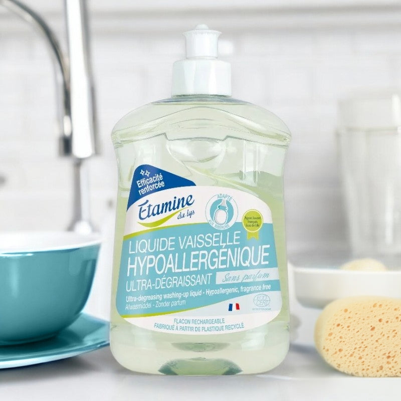 Etamine du Lys - Ultra-entfettendes, hypoallergenes Geschirrspülmittel 500ml