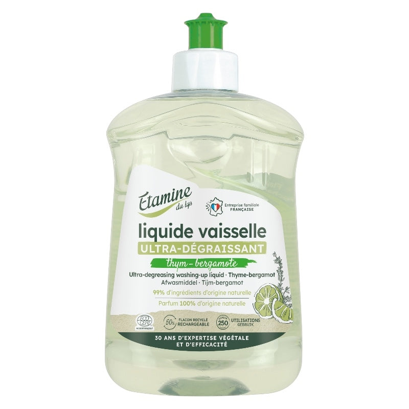 Etamine du Lys - Ultra-entfettendes Geschirrspülmittel mit Thymian und Bergamotte 500ml