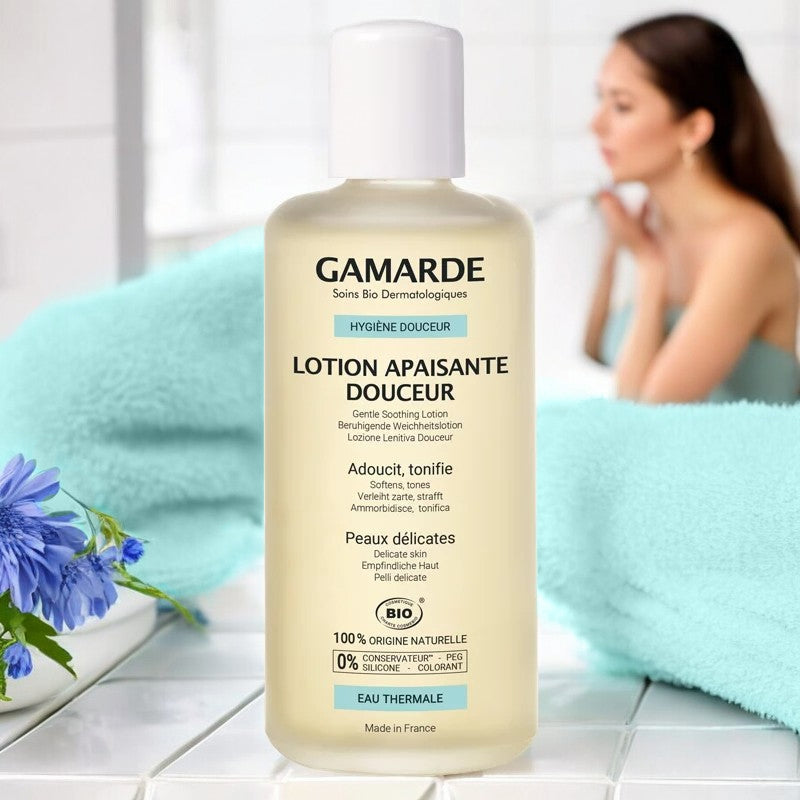 Gamarde - Lotion apaisante douceur BIO - eau thermale - peaux délicates - 200ml
