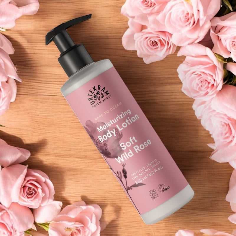 Lotion corporelle hydratante BIO - rose