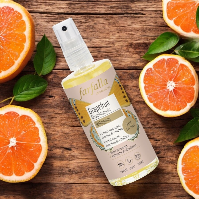 Farfalla - Lotion tonique clarifiante & vitalisante BIO pamplemousse 100ml