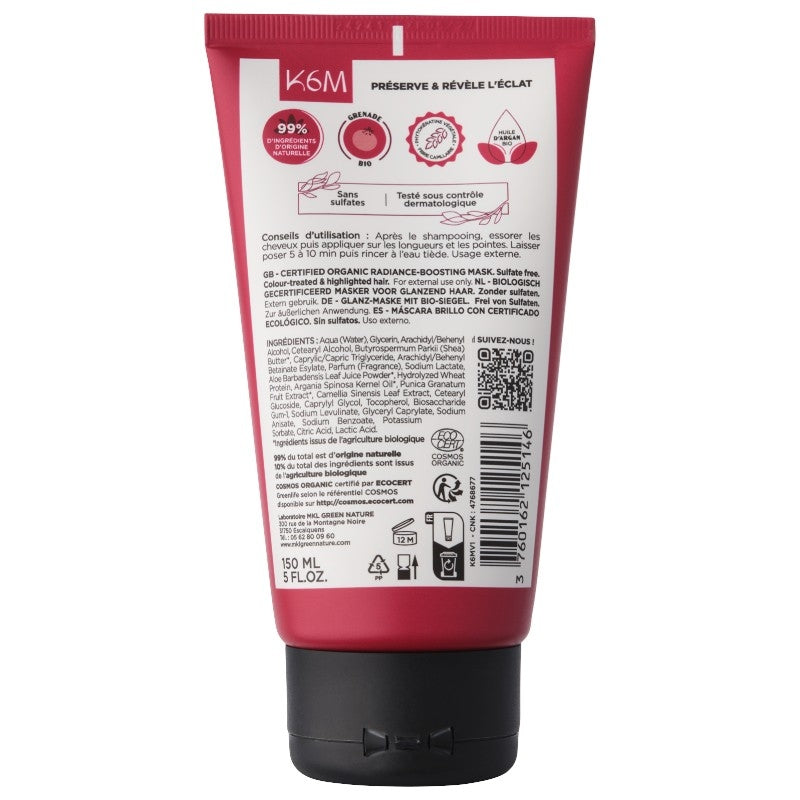 Glow-Maske Granatapfel BIO