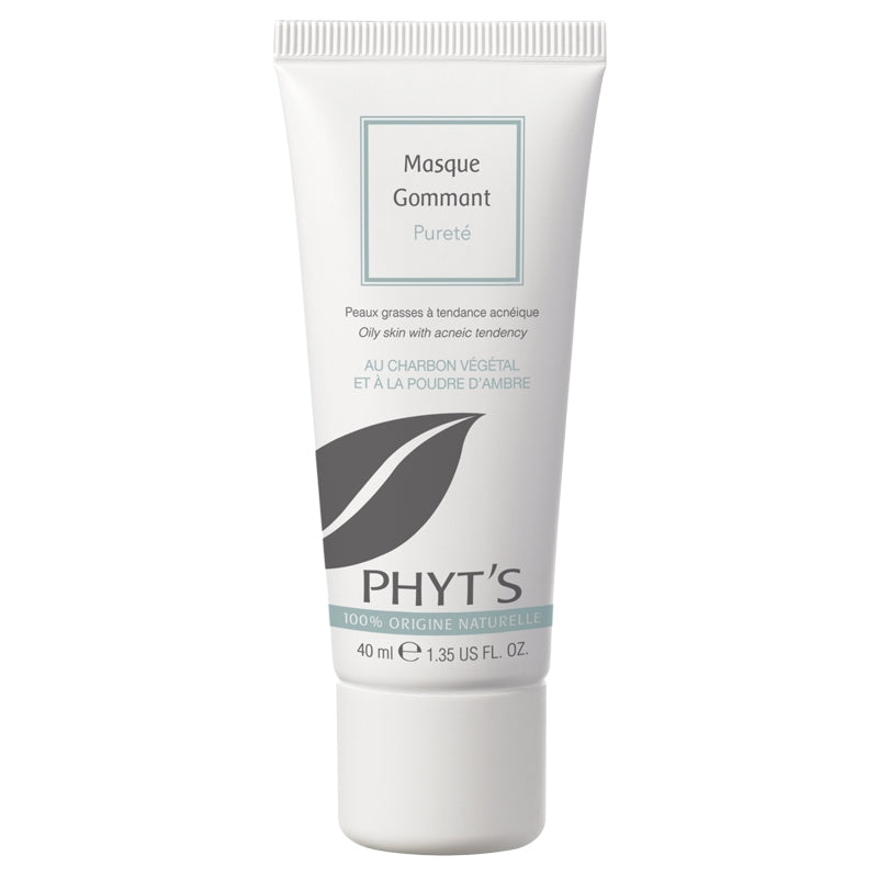 Masque gommant pureté BIO ambre & charbon