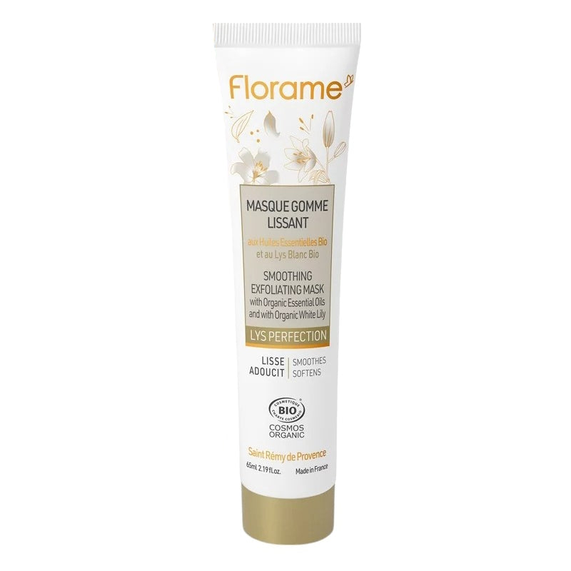 Florame - Masque gomme lissant BIO lys blanc 65ml