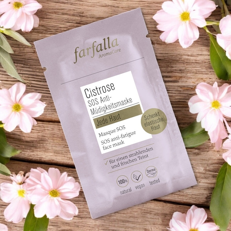 Farfalla - SOS Anti-Müdigkeit Maske Zistrose BIO 7ml