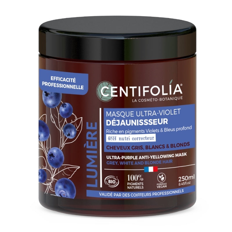 Centifolia - Ultra-Violett Anti-Gelbstich Maske Heidelbeere BIO 250ml