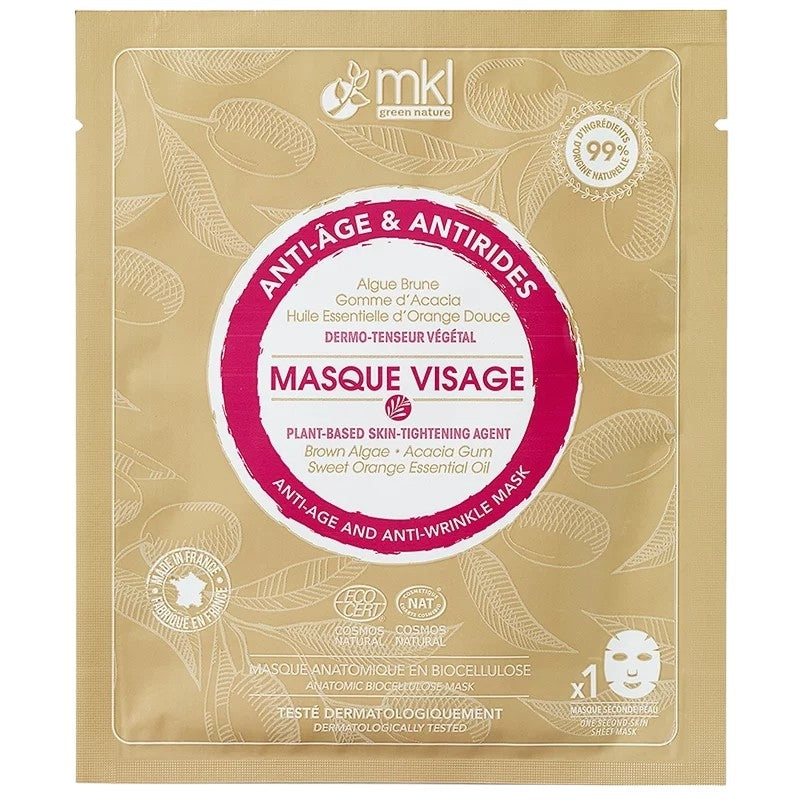 Gesichtsmaske Anti-Aging & Anti-Falten Braunalge