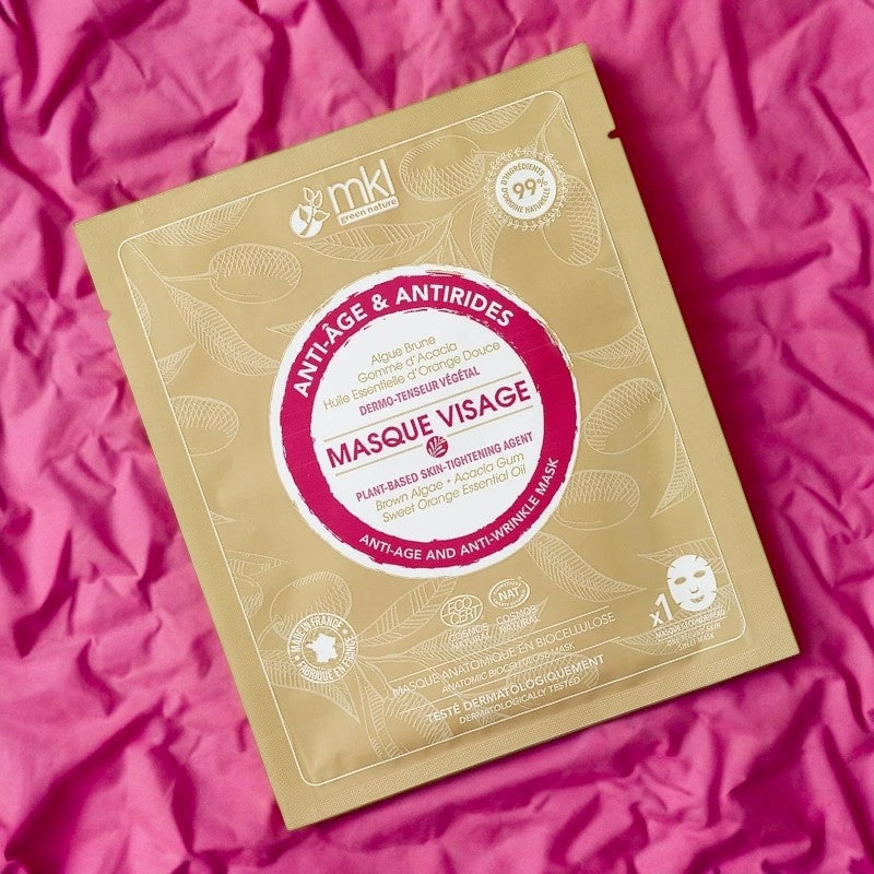 Masque visage anti-âge & anti-rides algue brune