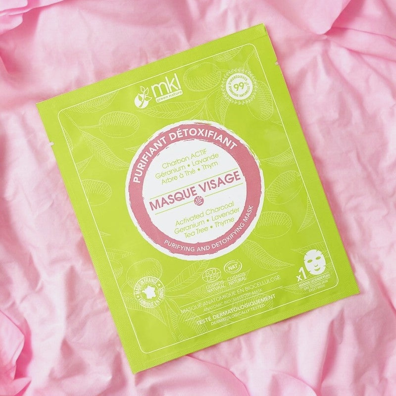 Masque visage purifiant charbon