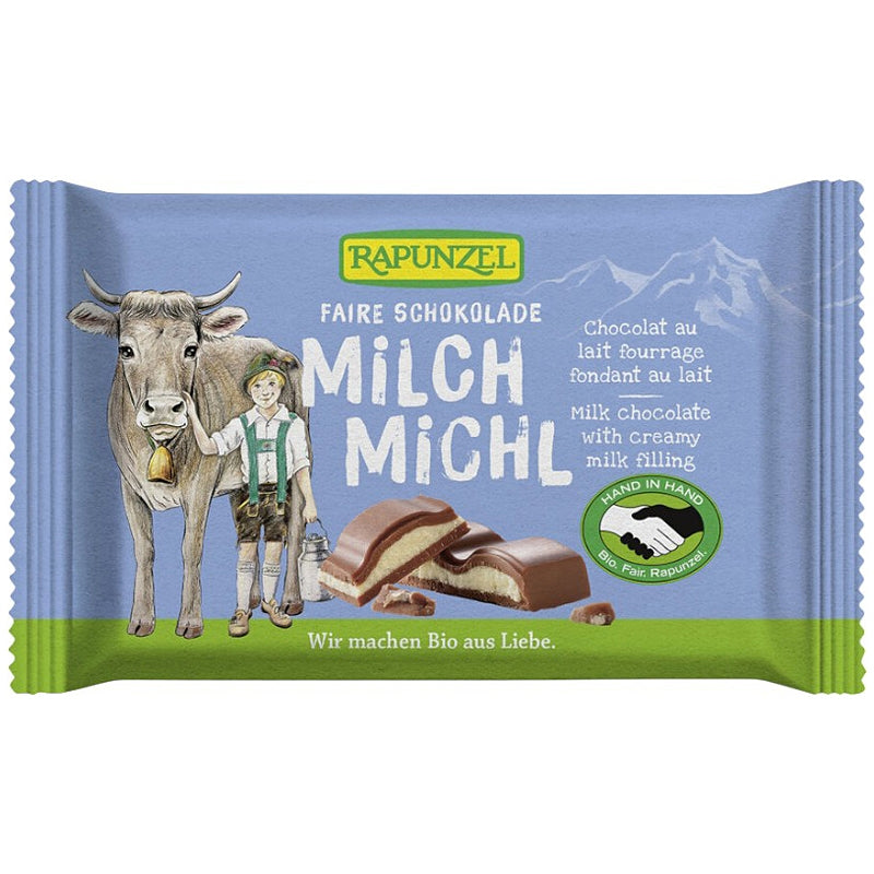 Milch Michl chocolat au lait fourrage fondant au lait BIO