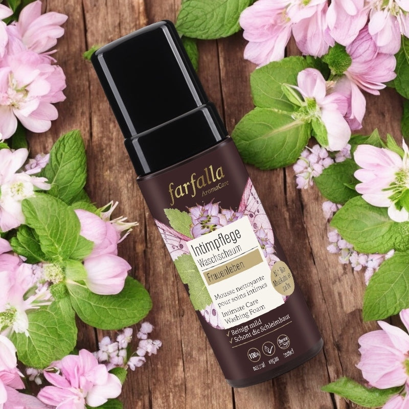 Farfalla - Mousse de lavage pour soins intimes BIO sauge sclarée 150ml