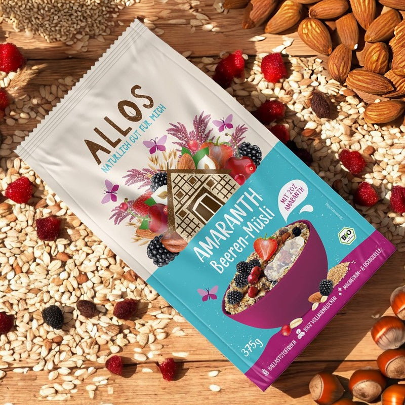 Allos - Müsli Amaranth & rote Früchte BIO 375g