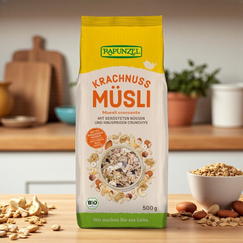 Bio-Müsli mit knackigen Nüssen - 500 g - Rapunzel