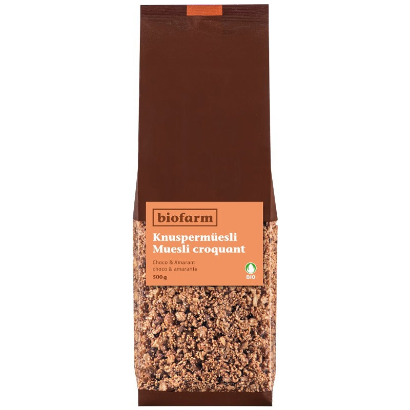 Biofarm - Müesli croquant choco & amarante BIO 500g