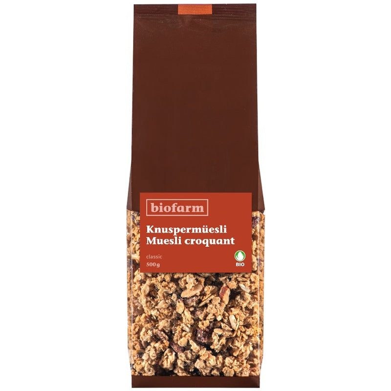 Biofarm - Müesli croquant classique BIO 500g