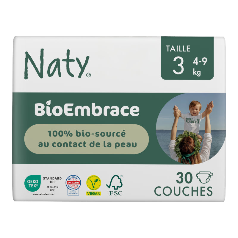 Couches jetables BioEmbrace Taille 3