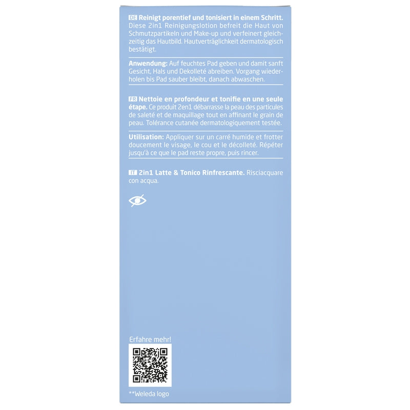Nettoyant rafraîchissant 2 en 1 hamamélis BIO