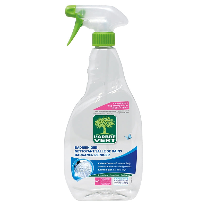 Umweltfreundlicher Badreiniger mit weißem Essig - 740 ml - L'Arbre Vert