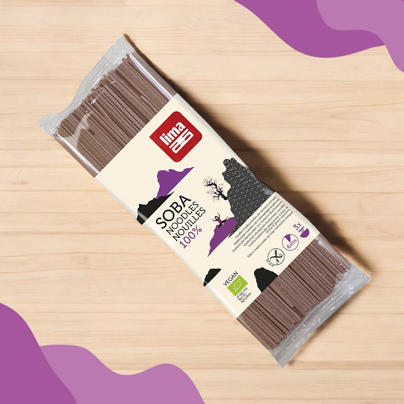 Bio-Vollkorn-Buchweizennudeln - Soba - 200 g - Lima