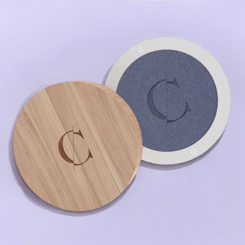 Couleur Caramel - Lidschatten Jeansblau perlmutt Nr. 046 BIO 1,7g