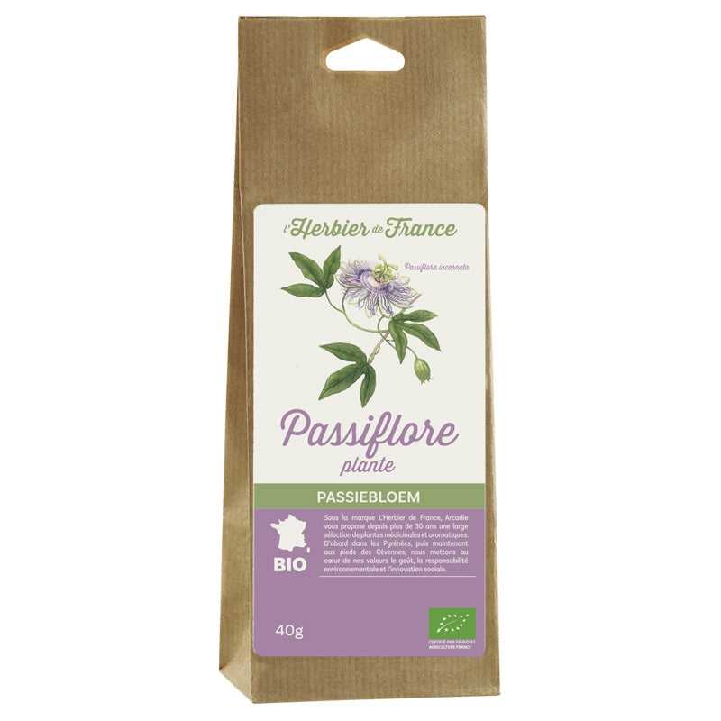 Bio-Passionsblume (Passiflora) - 40 g - L'Herbier de France