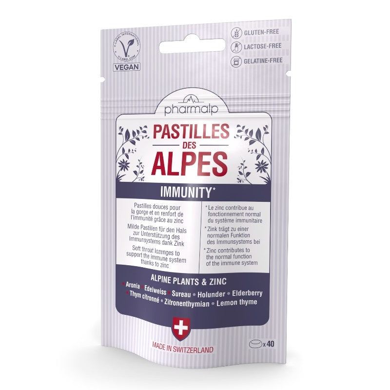 Pastilles des Alpes Immunity Sachet 40 pastilles