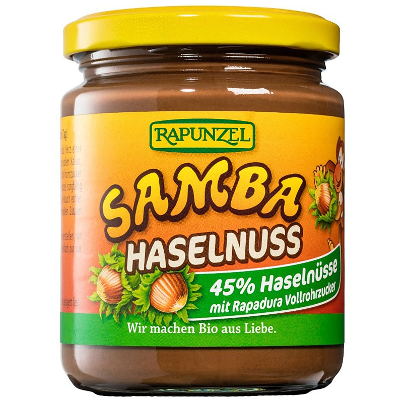 Samba Bio-Schokoladen-Haselnuss-Aufstrich - 250 g - Rapunzel