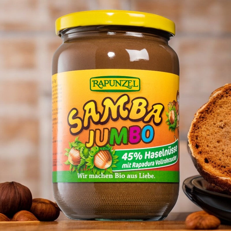 Samba Bio-Schokoladen-Haselnuss-Aufstrich - 750 g - Rapunzel