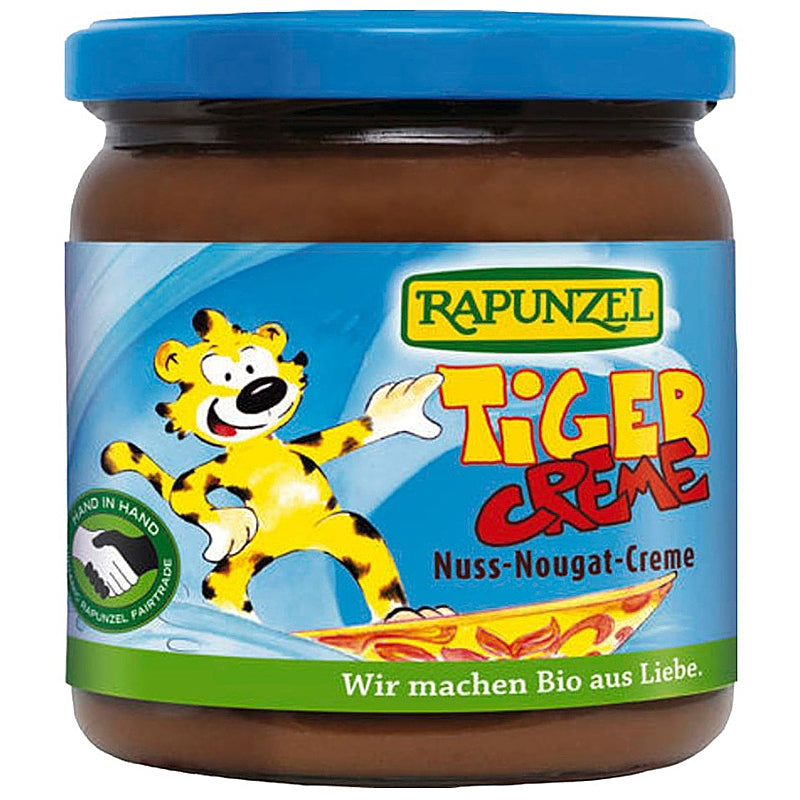 Pâte à tartiner chocolatée aux noisettes Tiger BIO