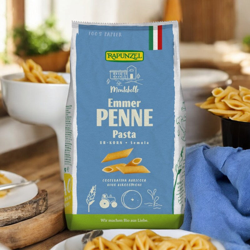 Penne au blé amidonnier semola BIO