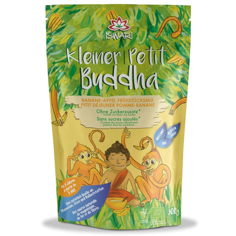Iswari - Petit déjeuner enfant pomme & banane BIO 400g