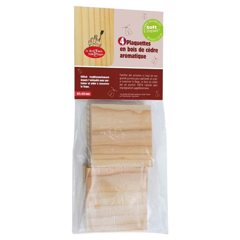Plaquettes en bois de cèdre aromatique