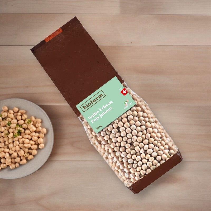 Biofarm - Pois jaunes suisses BIO 500g