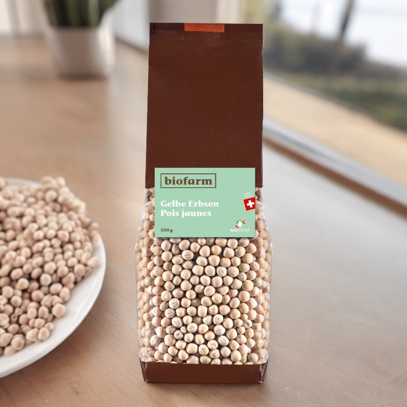 Biofarm - Pois jaunes suisses BIO 500g