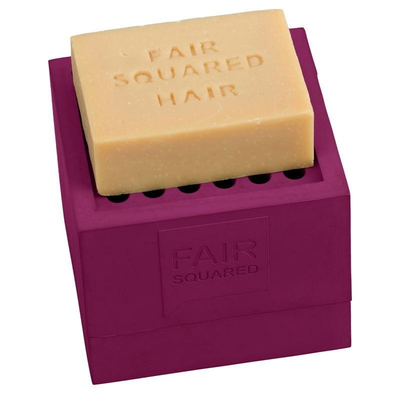 Fair Squared - Lila Seifenhalter aus Naturkautschuk 1 pièce