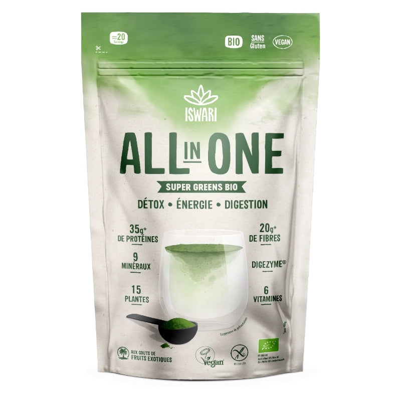 Iswari - Poudre - All in One - Super Greens BIO 200g