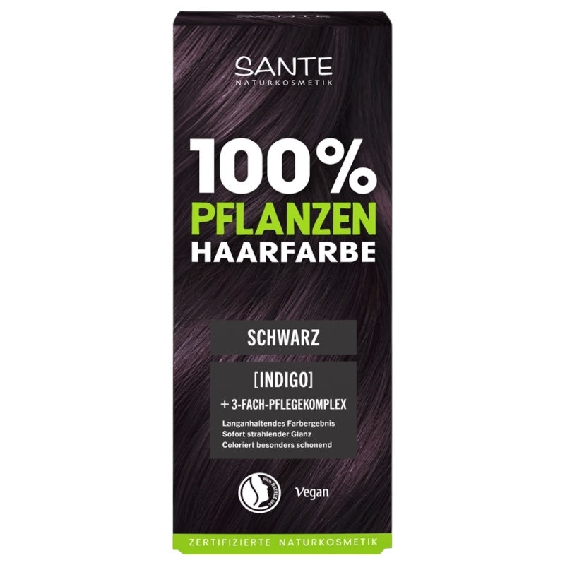 Poudre colorante végétale noir