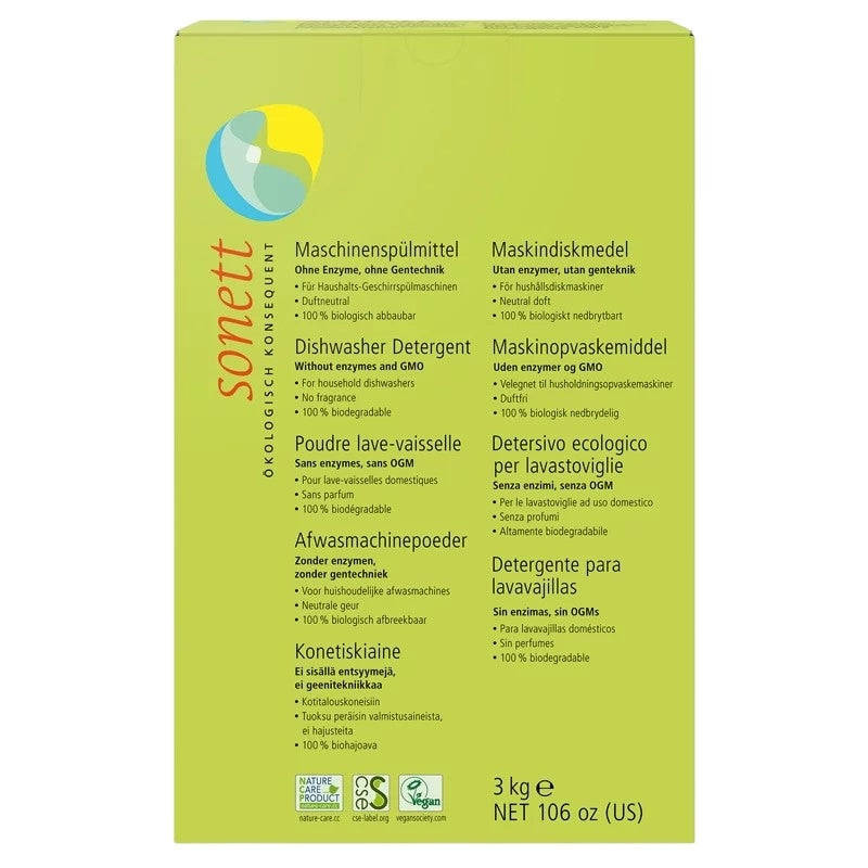 Poudre lave-vaisselle sans parfum ECO - 3kg