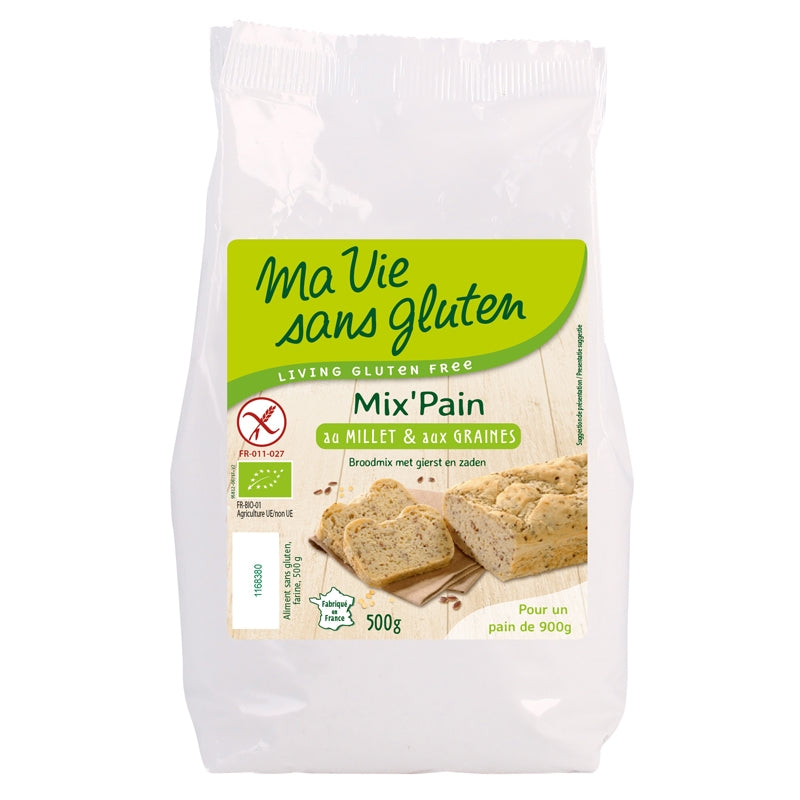 Bio-Hirsebrotmischung - 500 g - Mein glutenfreies Leben