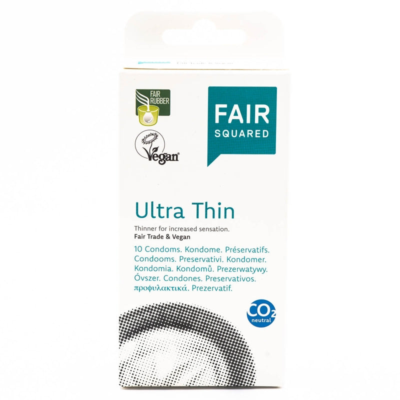 Fair Squared - Préservatifs Ultra fins naturels - 10 pièces