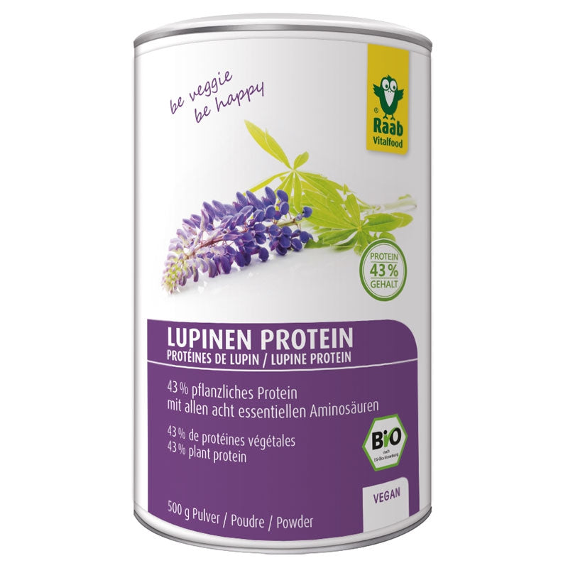 Protéines de lupin en poudre BIO 500g - Raab Vitalfood