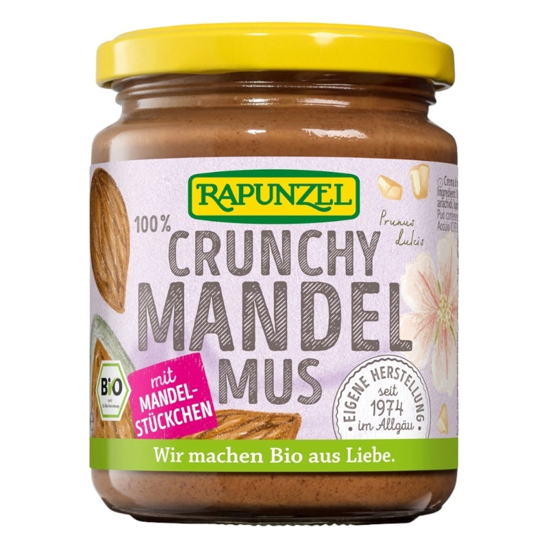 Bio-Mandelbutter mit Knuspereffekt - 250 g - Rapunzel