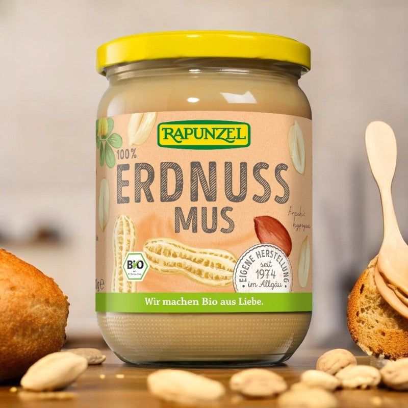 Bio-Erdnussbutter (fein) - 500 g - Rapunzel
