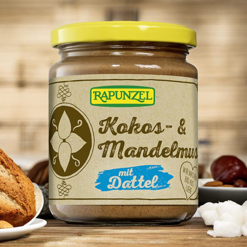 Bio-Kokos-Mandel-Püree mit Datteln - 250 g - Rapunzel