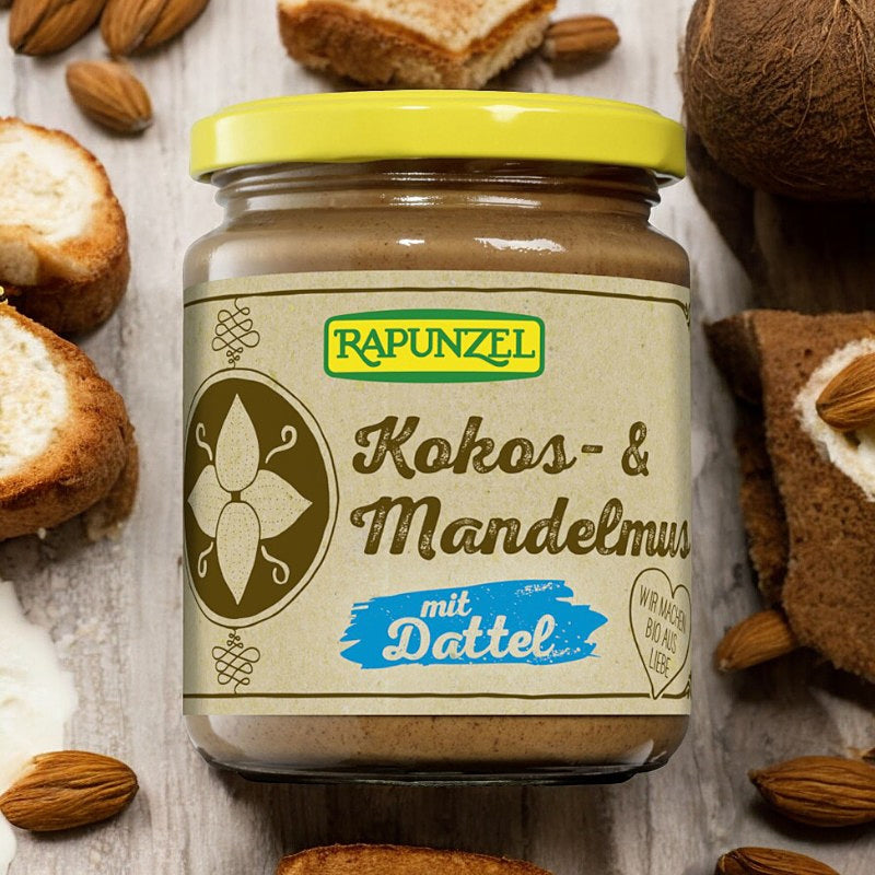 Bio-Kokos-Mandel-Püree mit Datteln - 250 g - Rapunzel