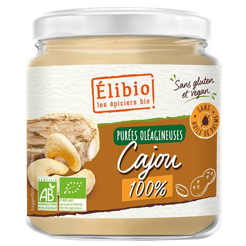 Elibio - Purée de noix de cajou BIO 250g