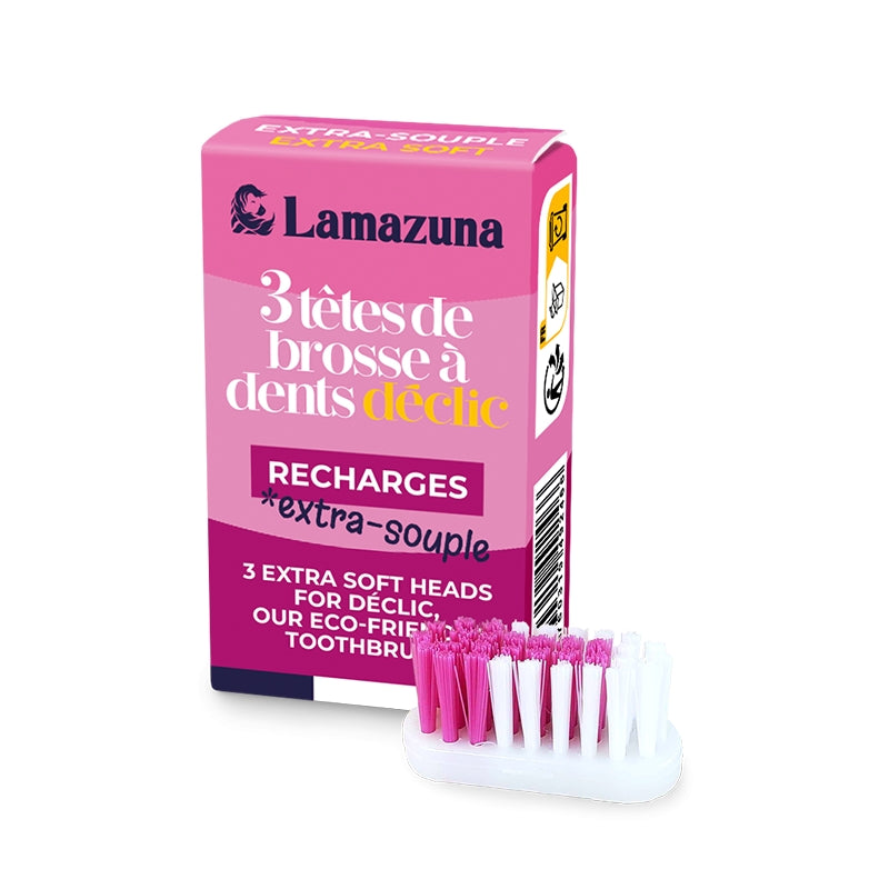Recharge 3 têtes de brosse à dents Extra Souple