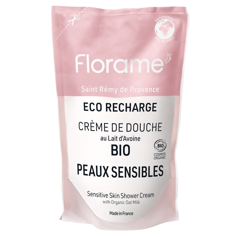 Florame - Recharge crème de douche BIO lait d'avoine 700ml